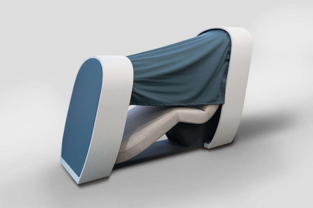 ネスカフェ原宿・睡眠カフェ TOTONEコーヒーナップ 白いボディ