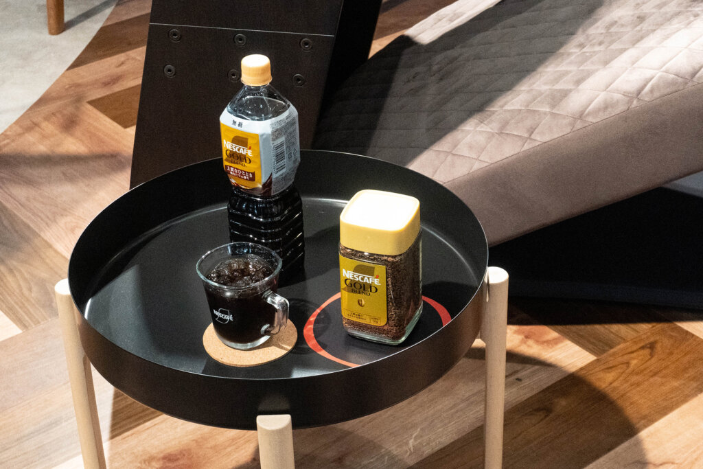 ネスカフェ原宿・睡眠カフェ TOTONEコーヒーナップ体験 提供コーヒー