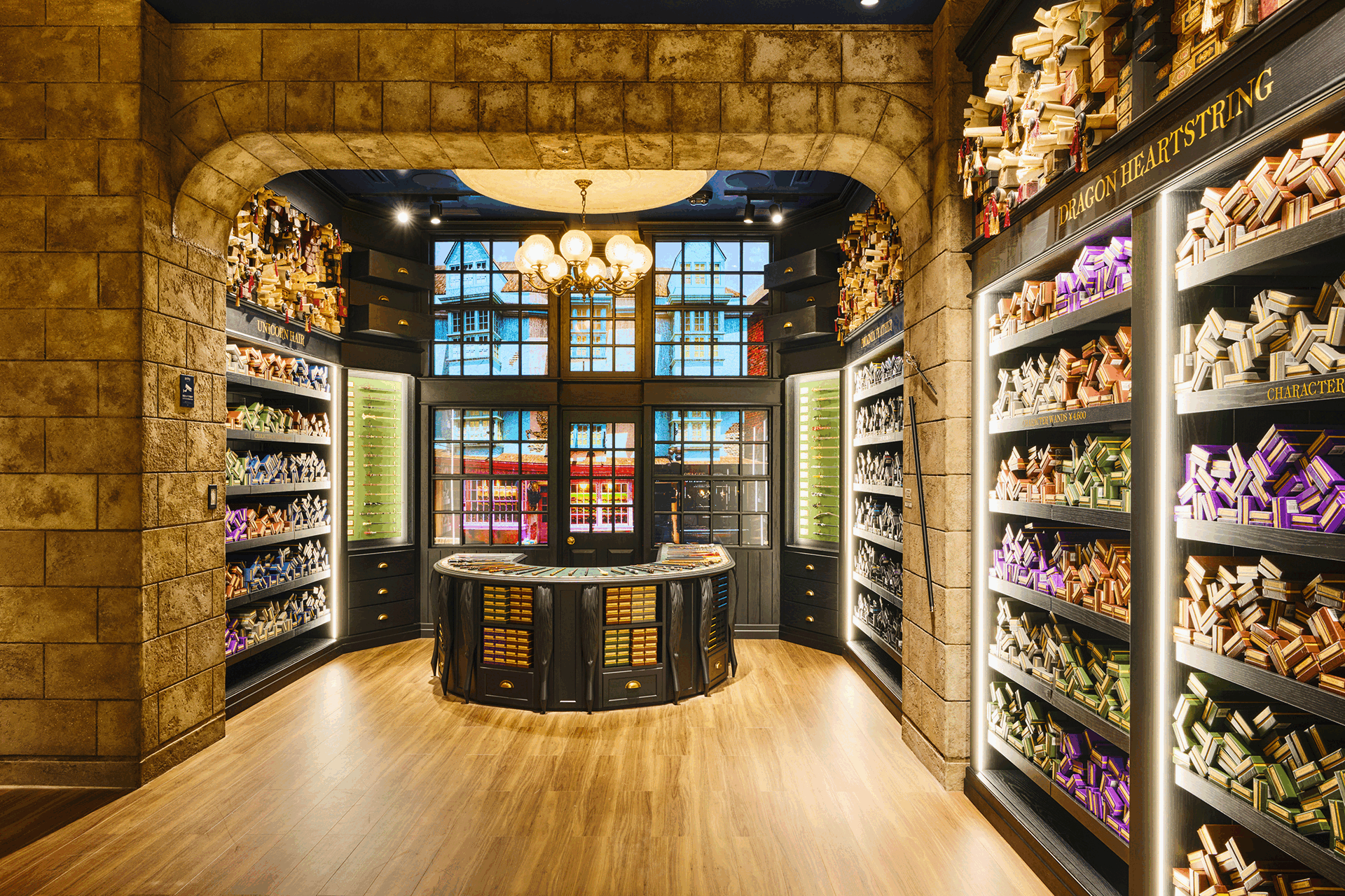 ハリー・ポッター ショップ 原宿 　店内の様子