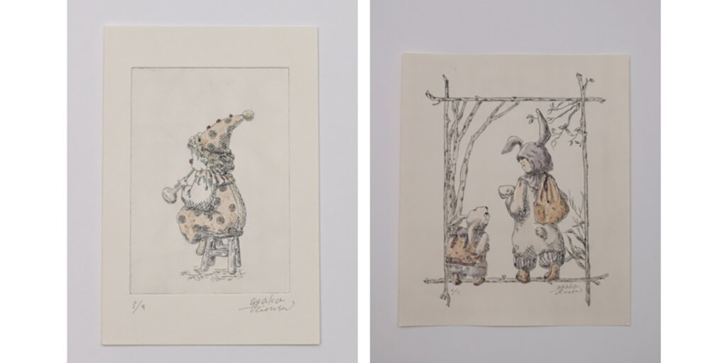 Sirusu個展「版画とはんこ『線を手繰る』」 展示作品