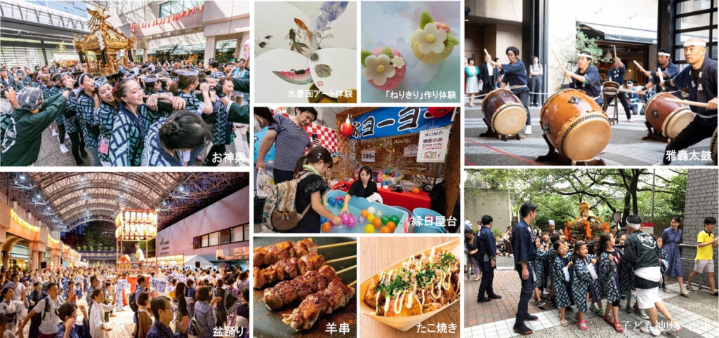 アークヒルズ 秋祭り 会場の様子