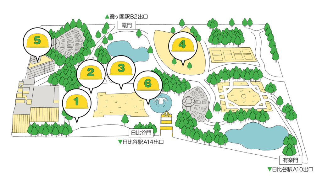 千代田区防災フェスタ　会場図