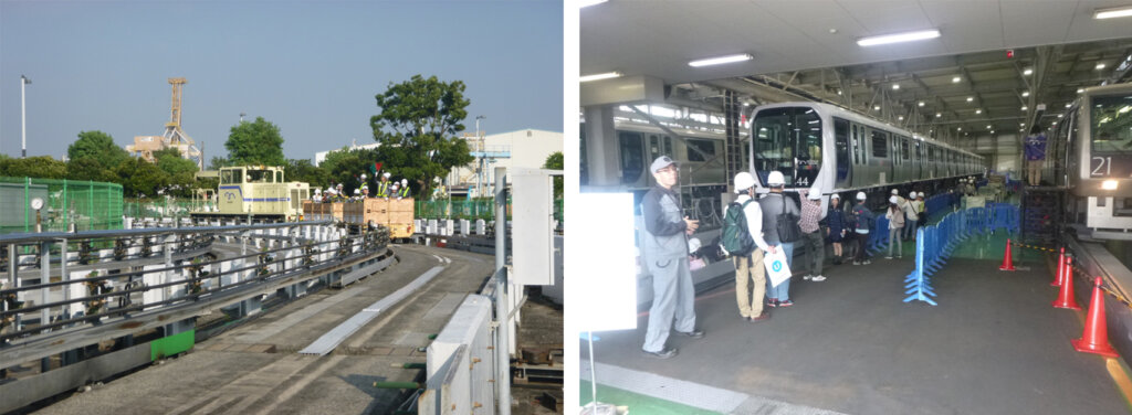ゆりかもめ車両基地公開イベント　会場の様子