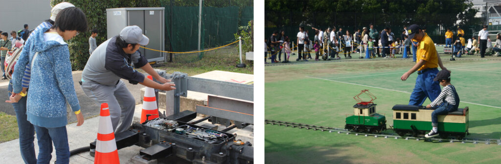 ゆりかもめ車両基地公開イベント　会場の様子