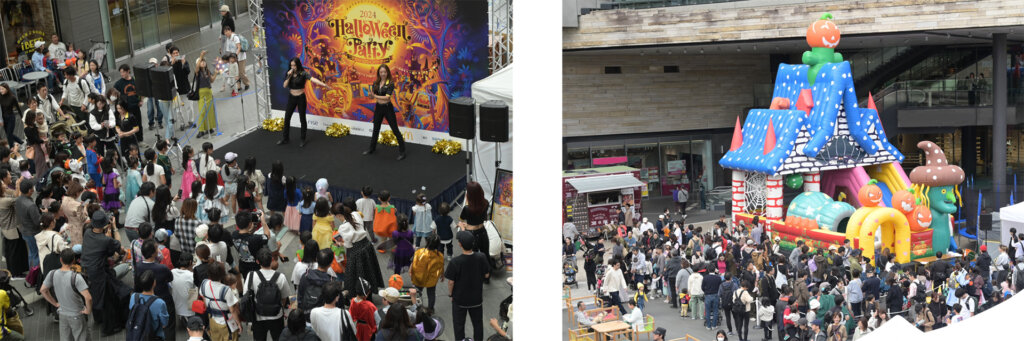 二子玉川ハロウィンパーティー 会場風景