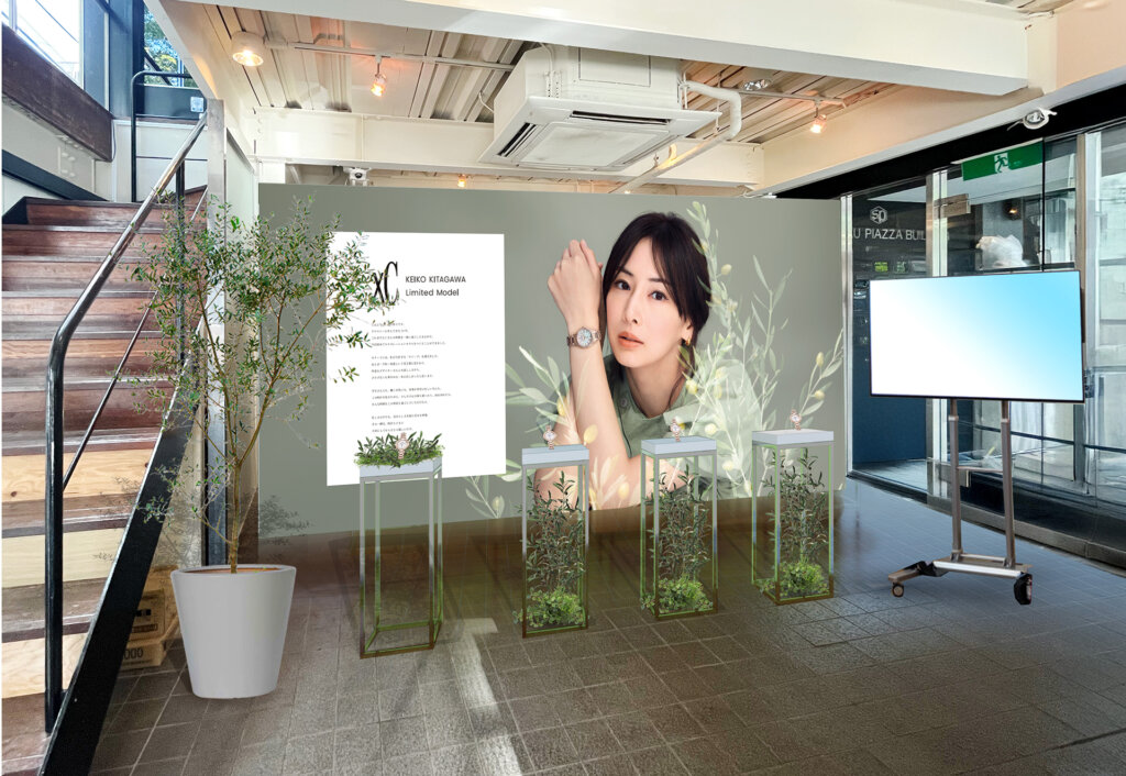 CITIZEN xC POP UP EVENT "BLOOM YOUR LIFE"　店内の様子