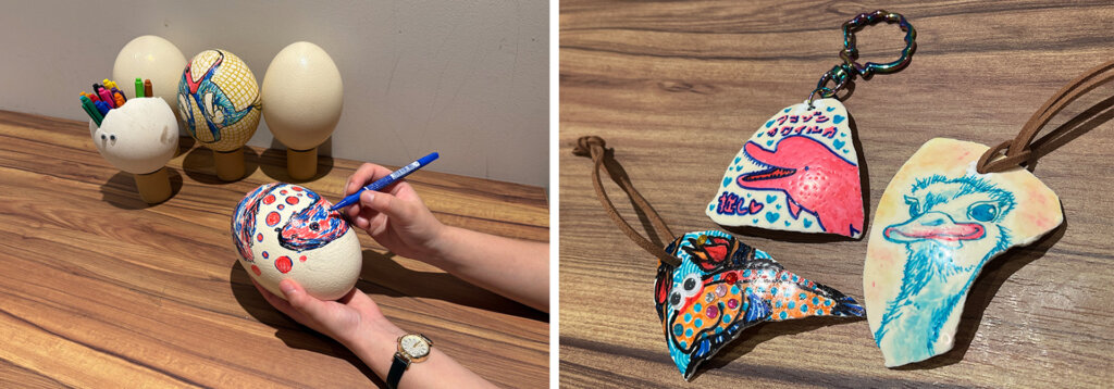 カワスイ秋物語 よんで・えがいて・あじわって　ダチョウの卵ワークショップ