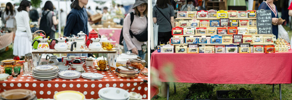 東京蚤の市　会場風景