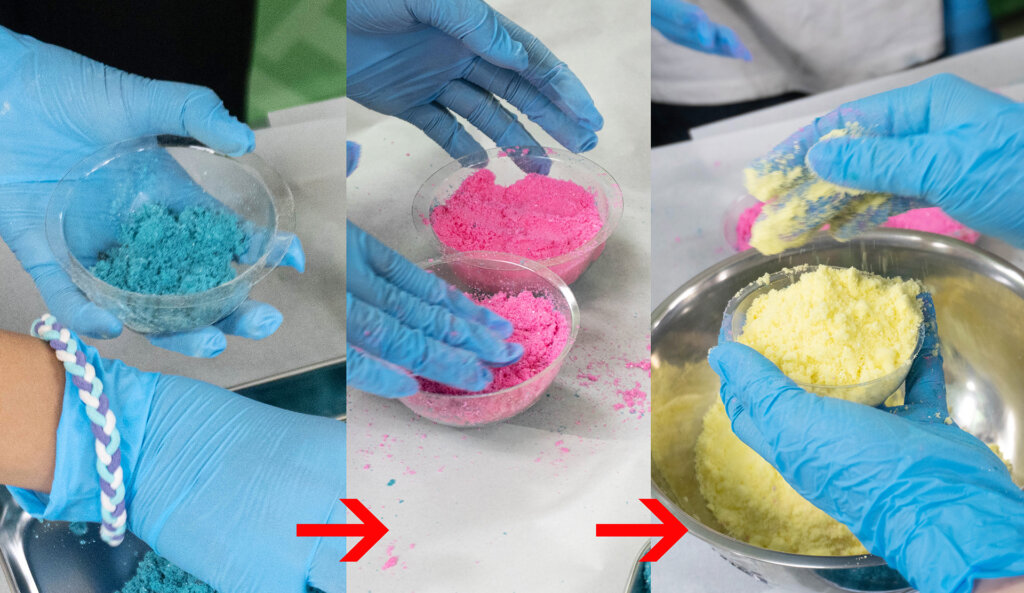 LUSH 体験ワークショップ バスボム作り