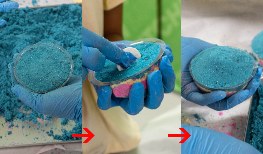 LUSH 体験ワークショップ バスボム作り