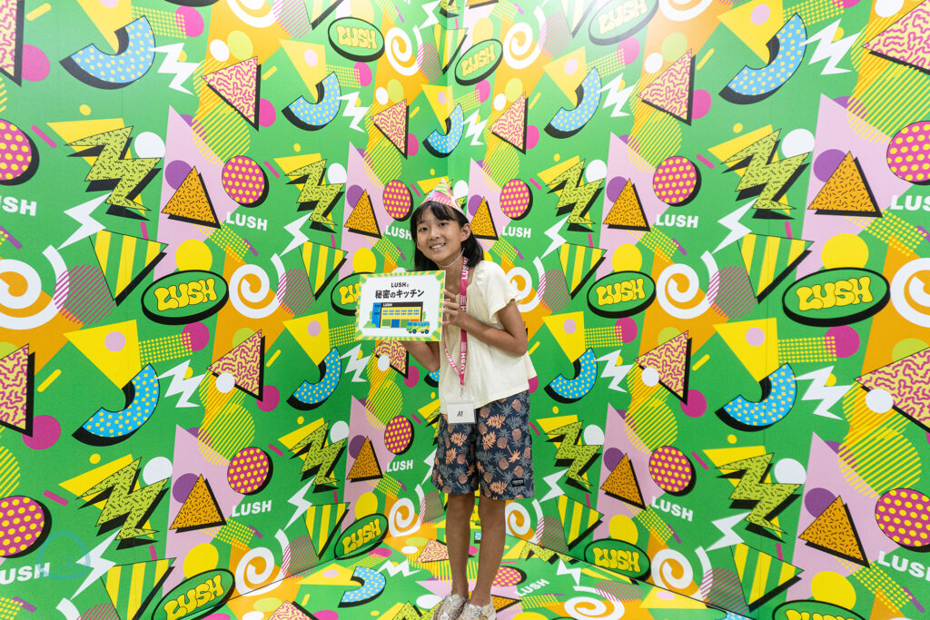 LUSH 体験ワークショップ フォトスポット