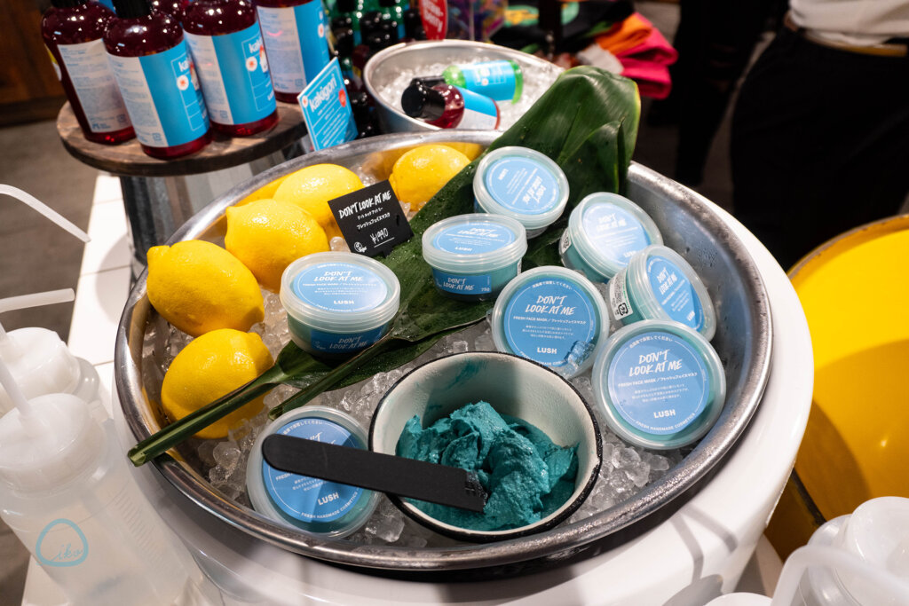 LUSH 体験ワークショップ フェイスマスク作り