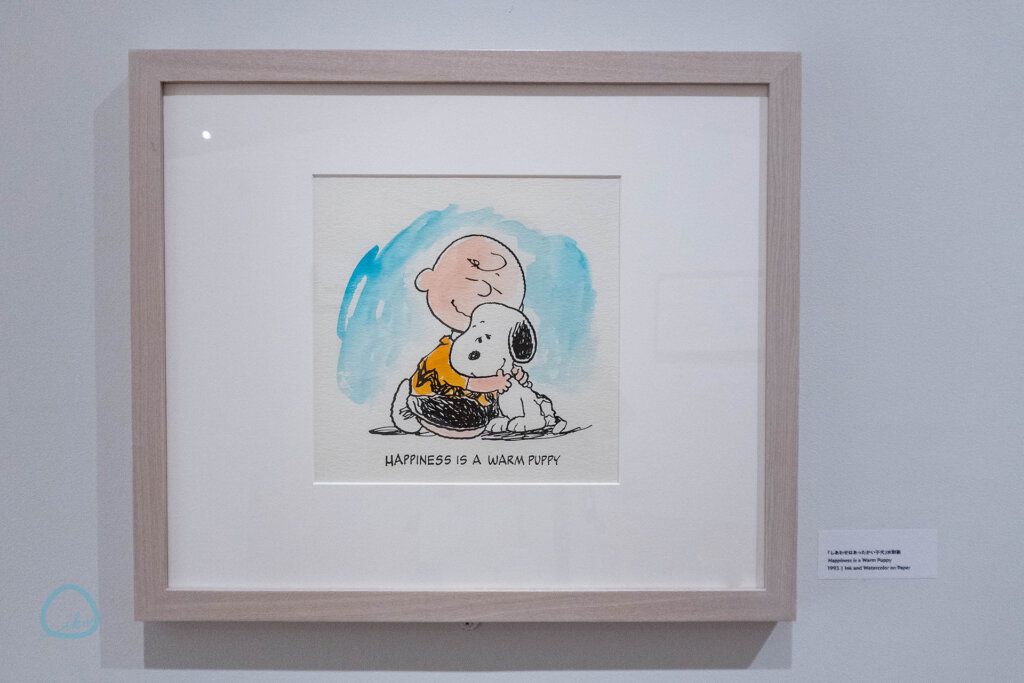 スヌーピーミュージアム ザ・スヌーピー展 水彩画スケッチ