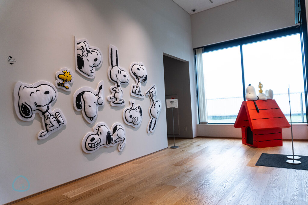 スヌーピーミュージアム　リニューアル　館内の様子
