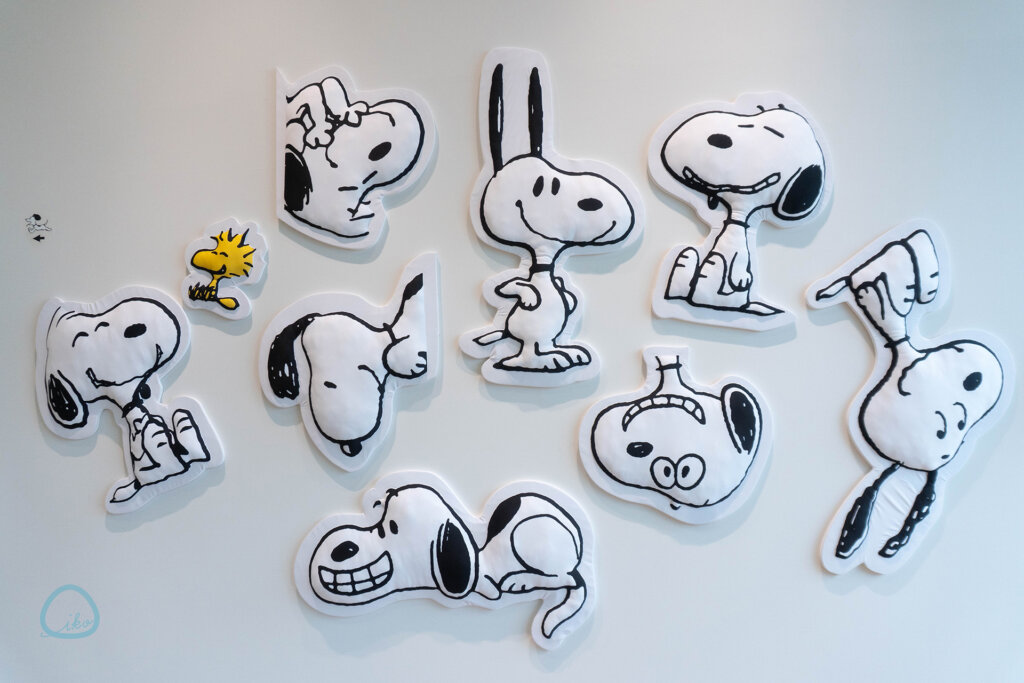 スヌーピーミュージアム　リニューアル　館内の様子