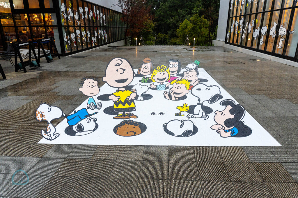 スヌーピーミュージアム　リニューアル　トリックアート