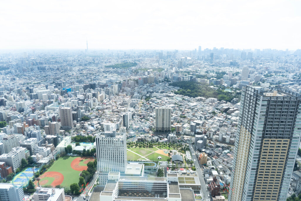 てんぼうパーク　秋さんぽ　会場の様子　眺望