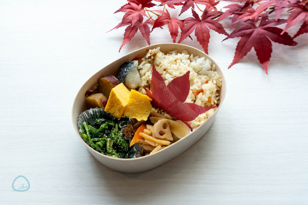 てんぼうパーク　秋さんぽ　会場の様子　　弁当