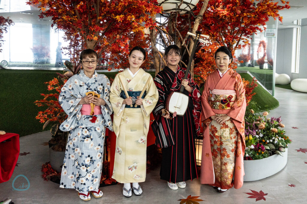 てんぼうパーク　秋さんぽ　会場の様子 和楽器演奏