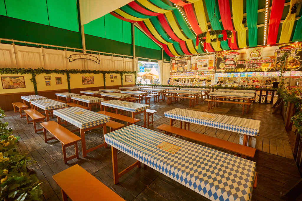 横浜オクトーバーフェスト 会場風景 予約席