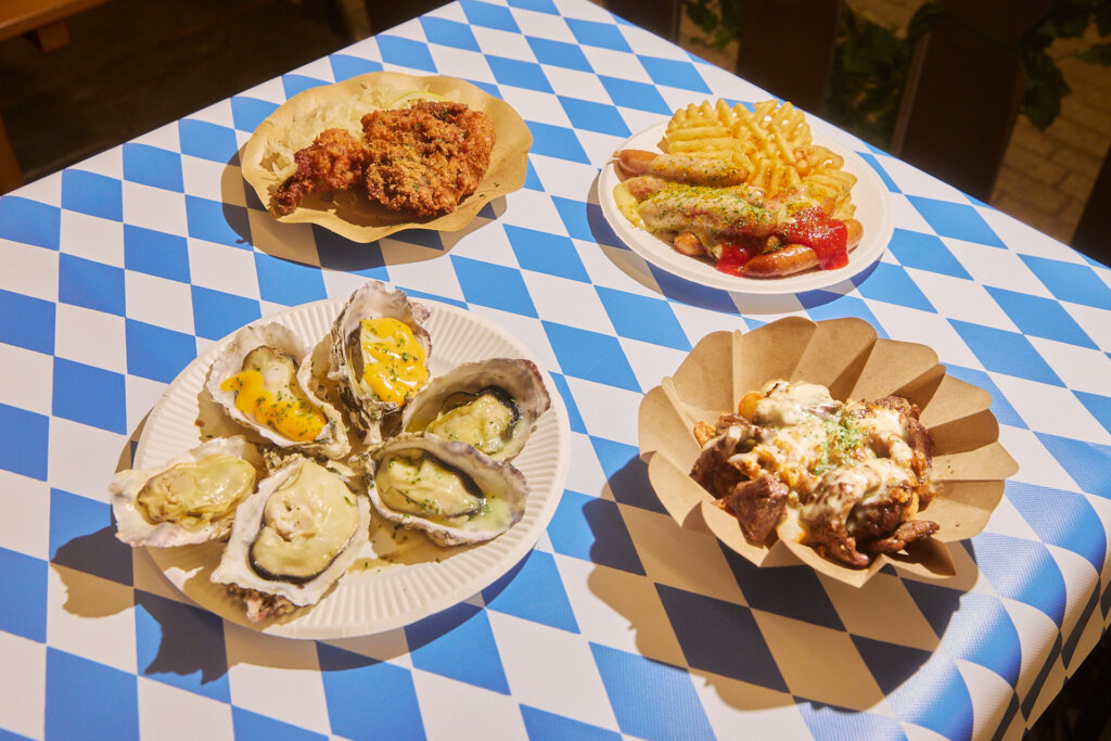 横浜オクトーバーフェスト 会場風景 販売グルメ