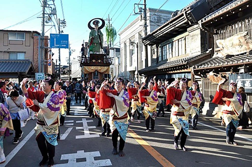 佐原の大祭秋祭り　パレード風景