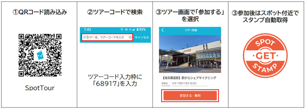 駅からシェアサイクリング&デジタル周遊スタンプラリー 参加方法