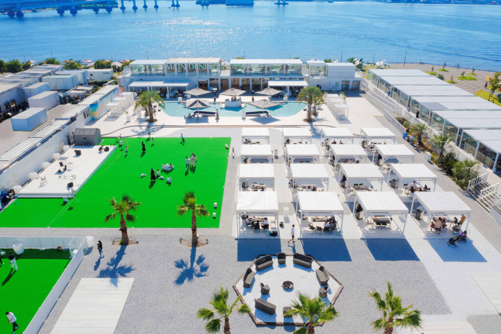 サントリー・オクトーバーフェストinキラナ 会場斜俯瞰風景