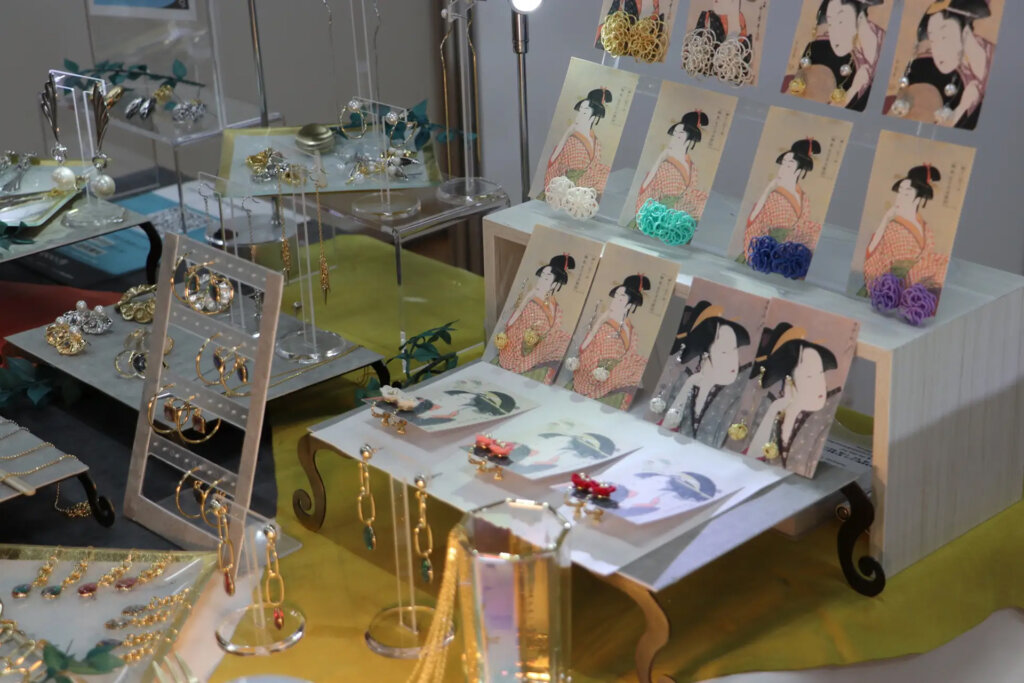 台東区産業フェア　浮世絵の展示作品