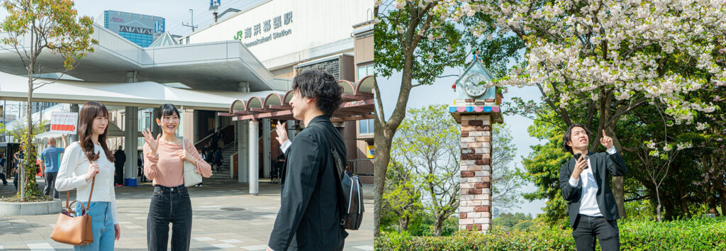 ナゾトキ街歩きゲーム 『幕張謎解き街歩き』　体験の様子