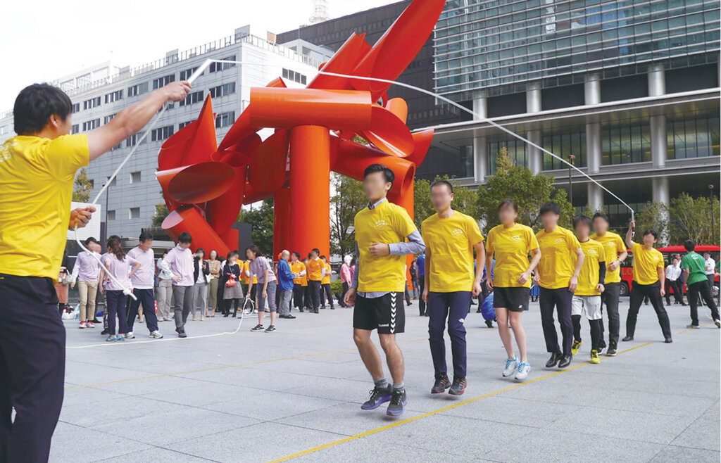 東京サンケイビル 秋まつり2025　長縄大会