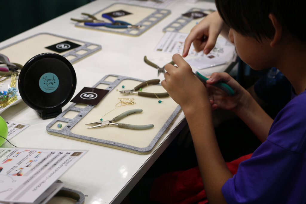 デザインフェスタ　会場風景　ワークショップ