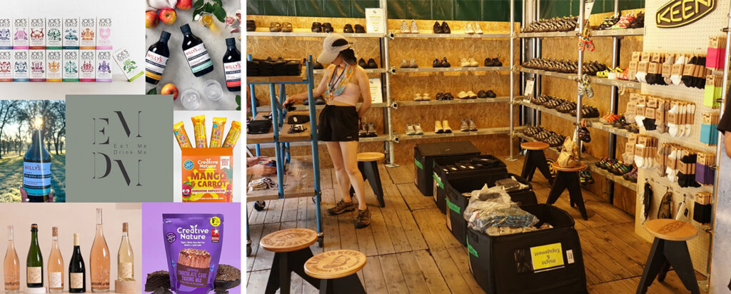 GREEN Good MARKET 2025　物販エリア風景