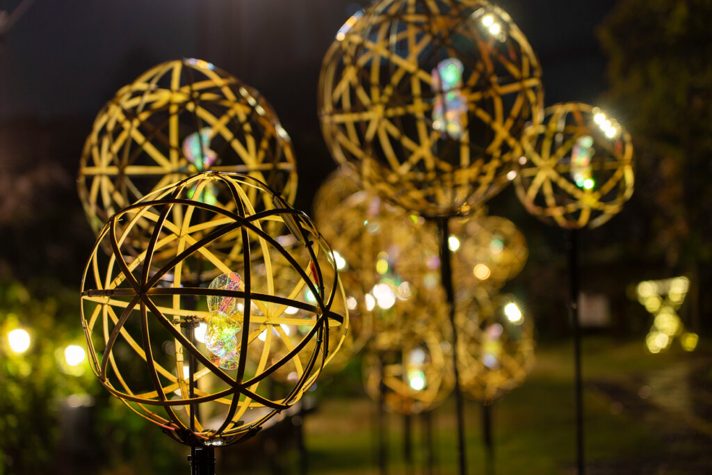 HANAあかり～HANA・BIYORI×竹あかり～ 会場風景