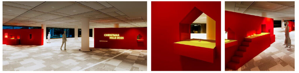 麻布台ヒルズ クリスマスマーケット 2025 地下の特設会場