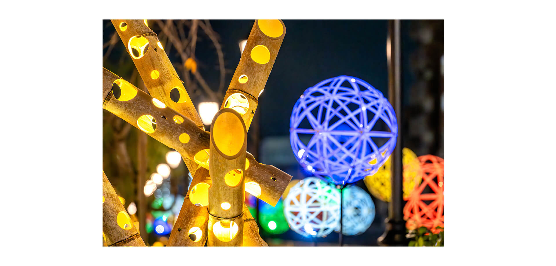 東京下町回遊 竹あかり