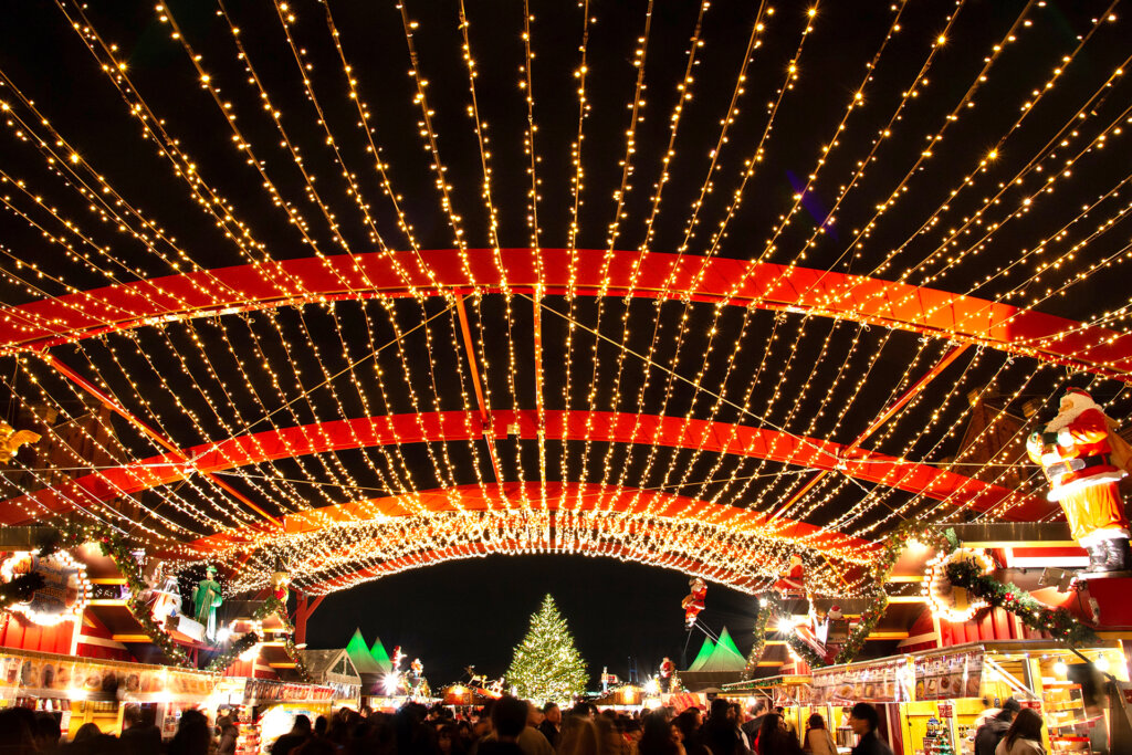 Christmas Market in 横浜赤レンガ倉庫 電飾