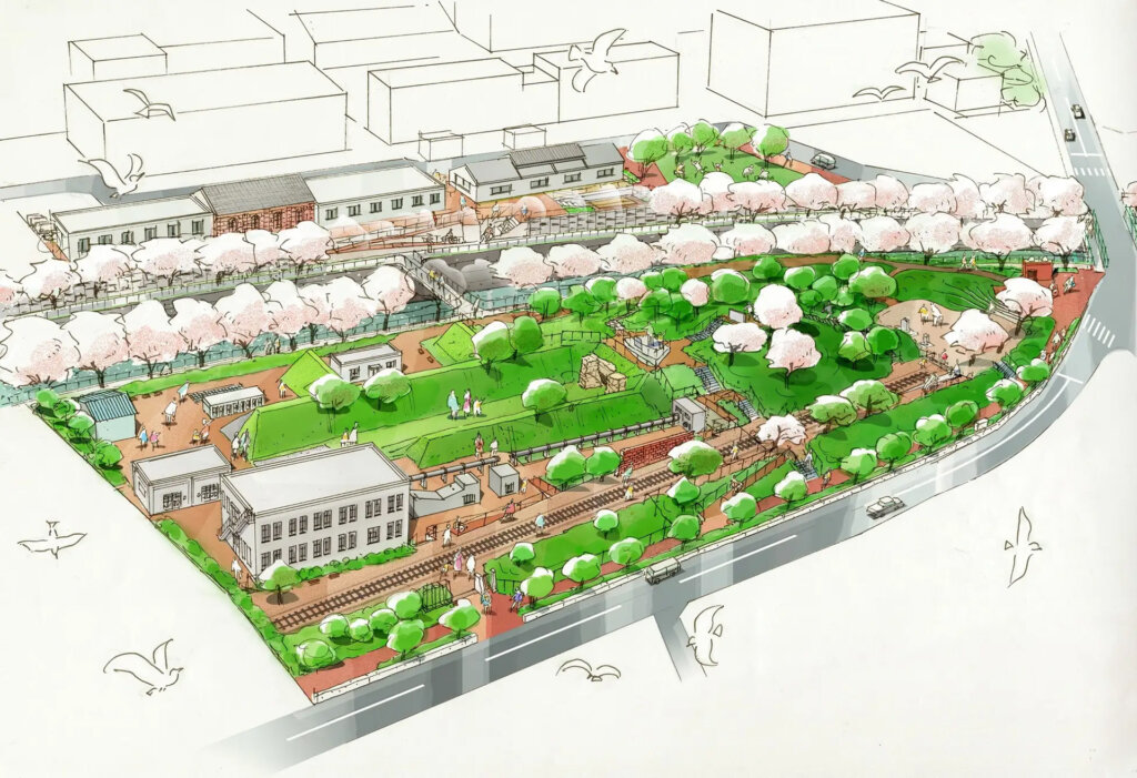 陸軍板橋火薬製造所跡 近代遺産公園完成イメージ