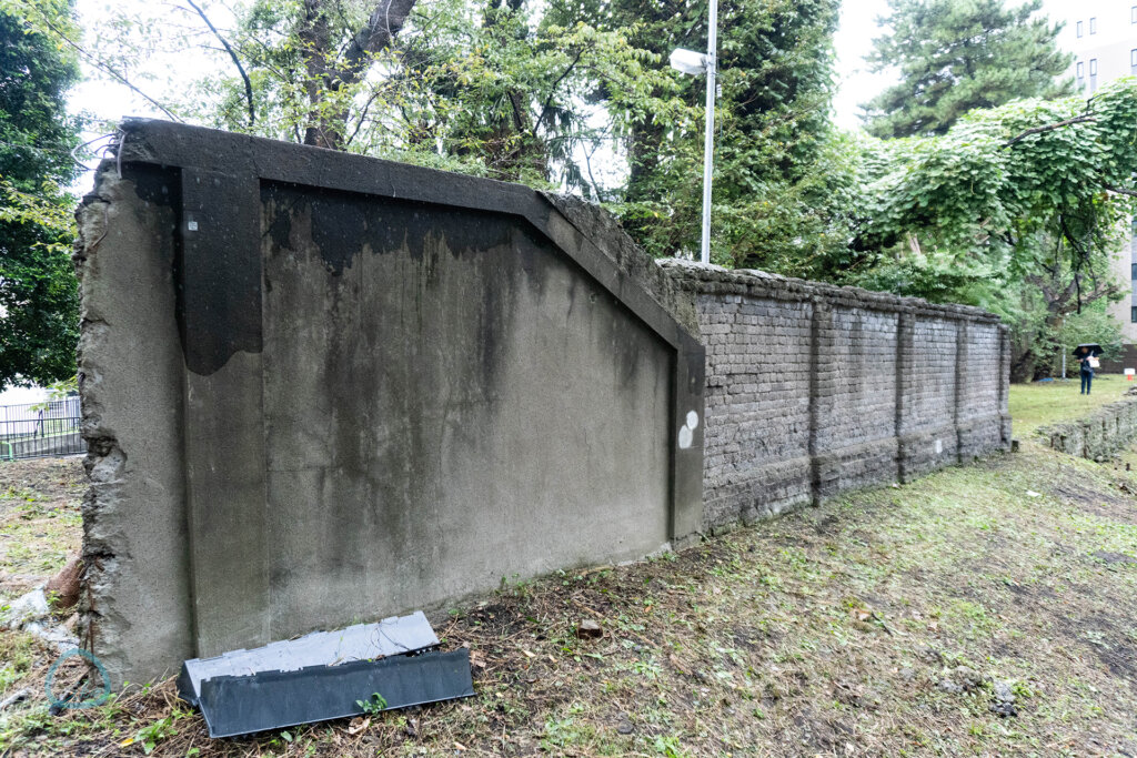 陸軍板橋火薬製造所跡 旧野口研究所 外部 擁壁