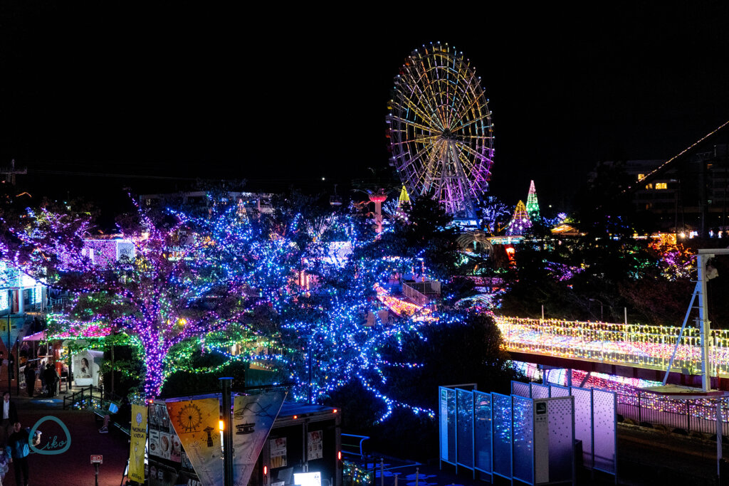 よみうりランド　ジュエルミネーション　全景