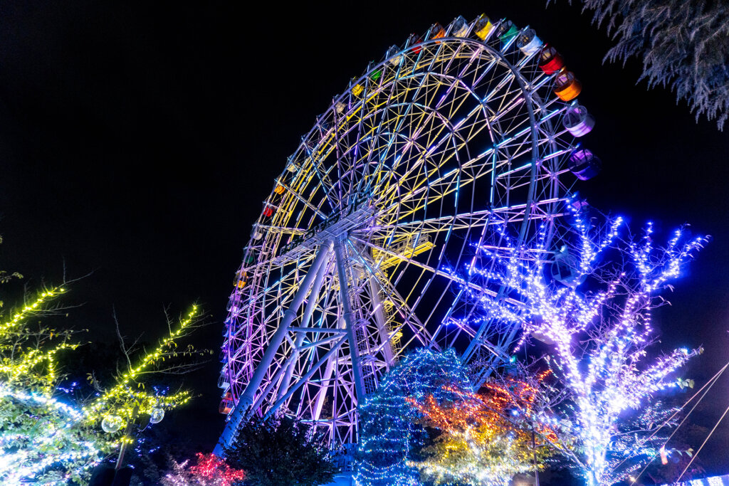 よみうりランド　ジュエルミネーション　観覧車