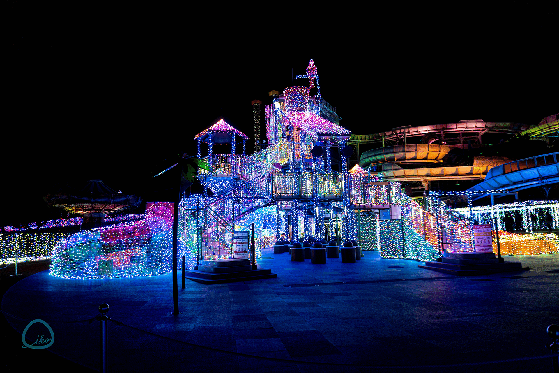 よみうりランド　ジュエルミネーション　会場風景