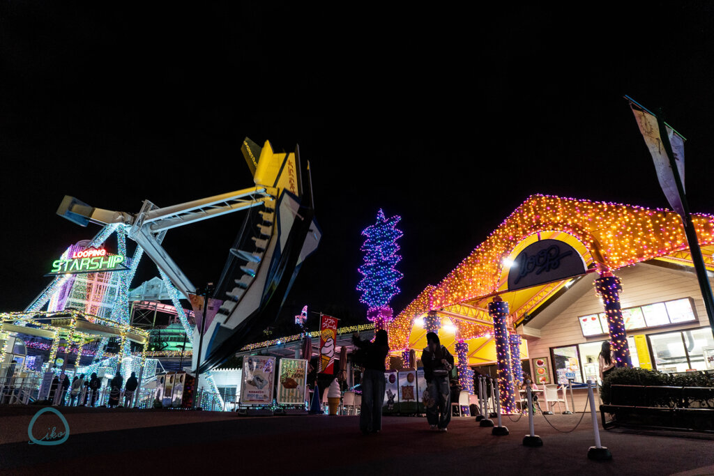 よみうりランド　ジュエルミネーション　会場風景