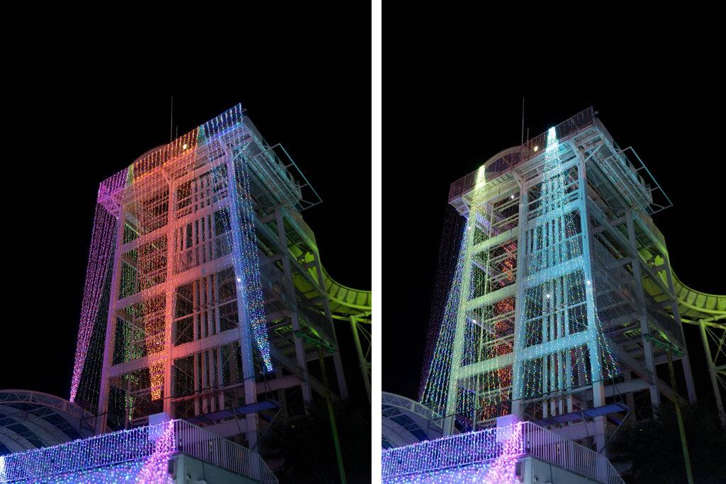 よみうりランド　ジュエルミネーション　会場風景