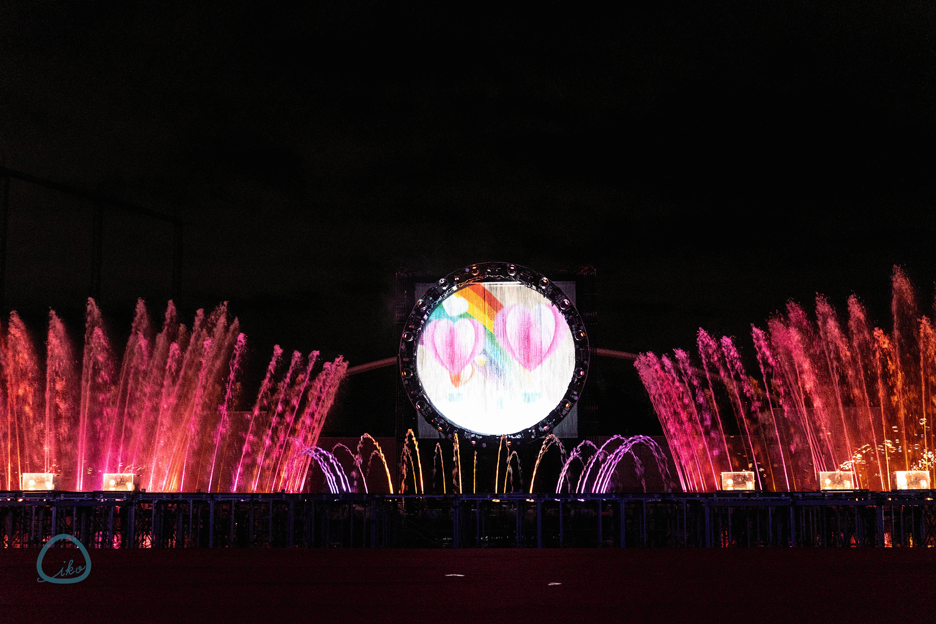 よみうりランド　ジュエルミネーション　噴水ショー