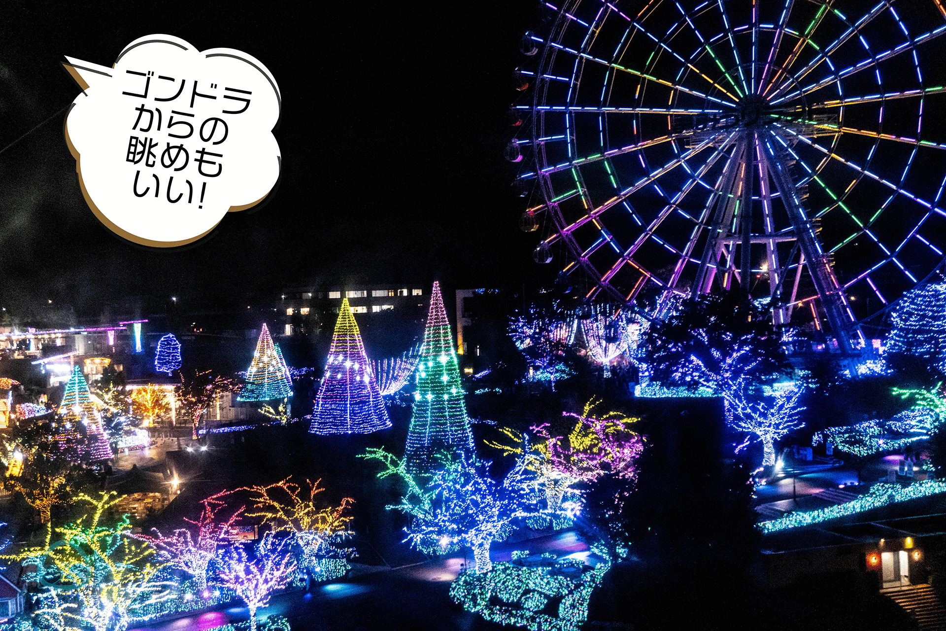 よみうりランド　ジュエルミネーション　全景
