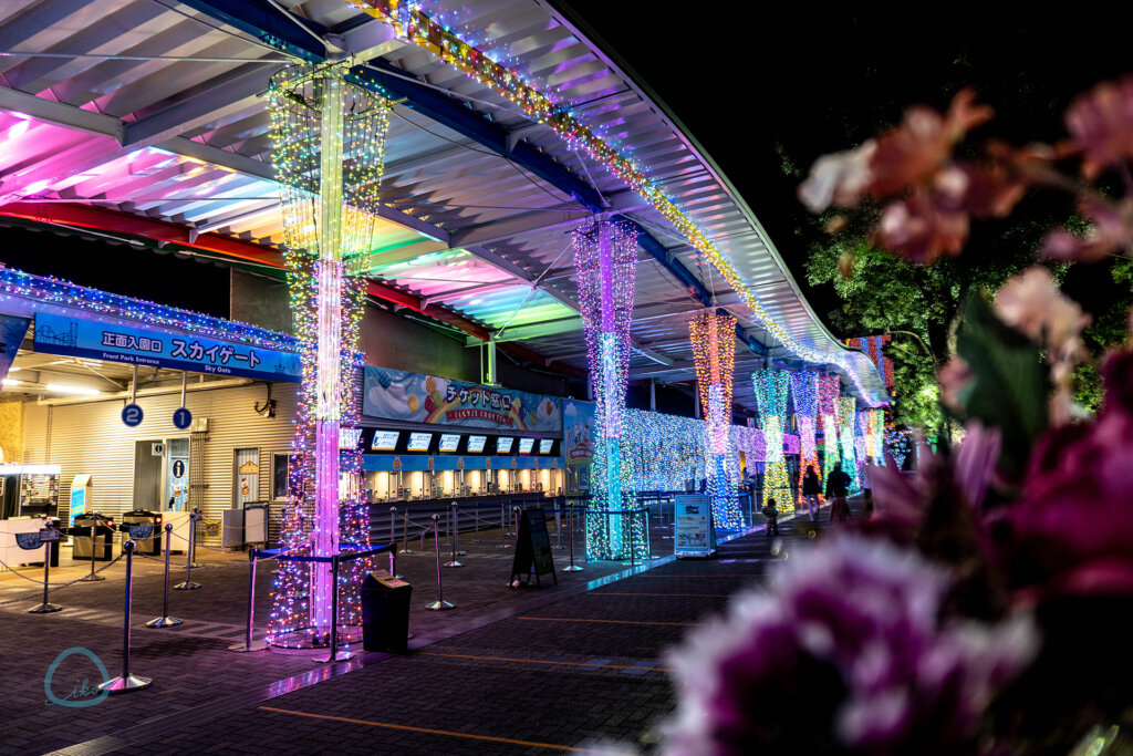 よみうりランド　ジュエルミネーション　会場風景