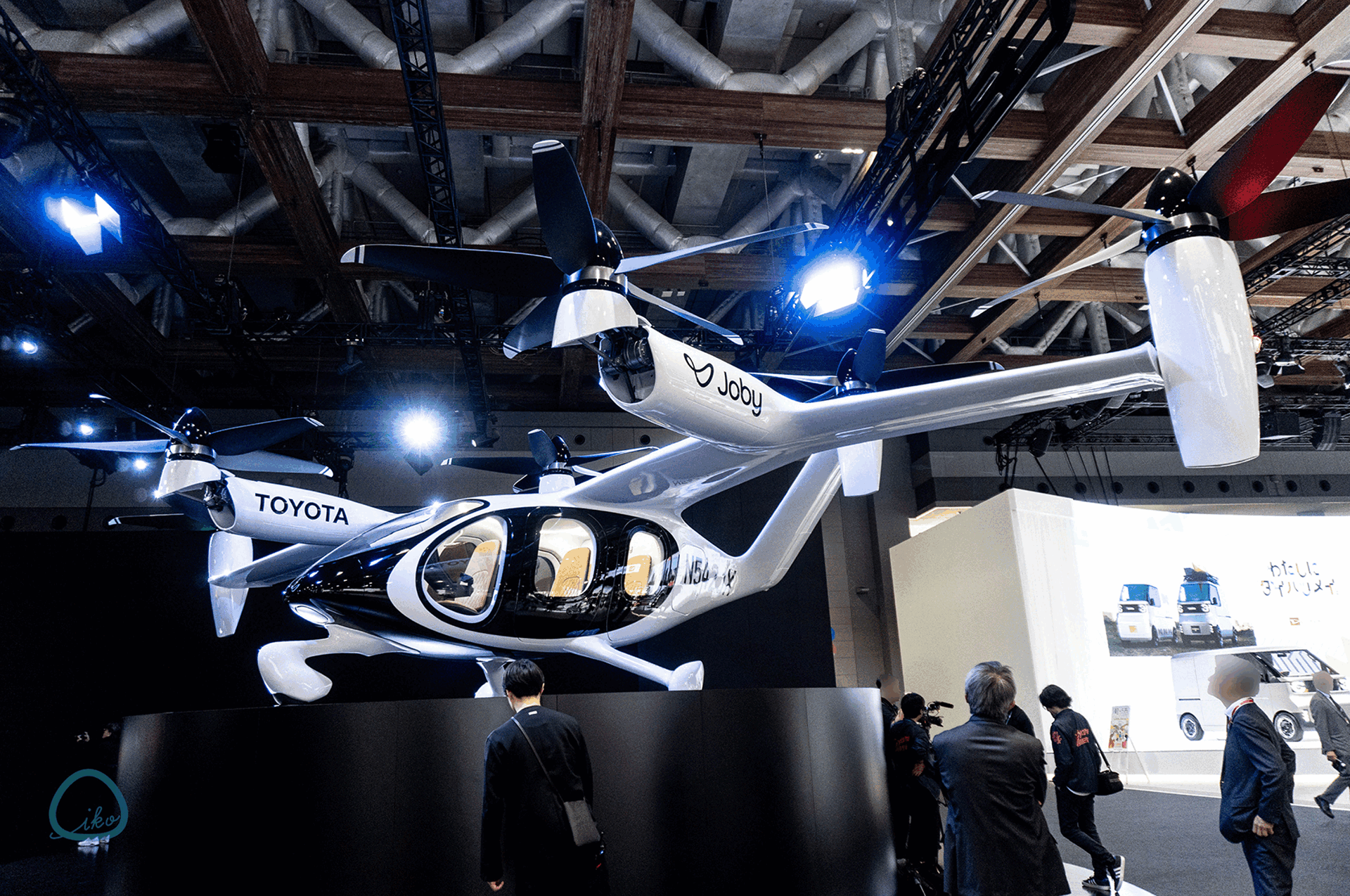 ジャパンモビリティショー2025　飛行機や車　会場風景