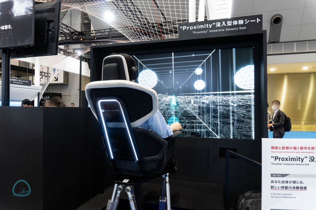 ジャパンモビリティショー　プロキシミティ没入シート体験