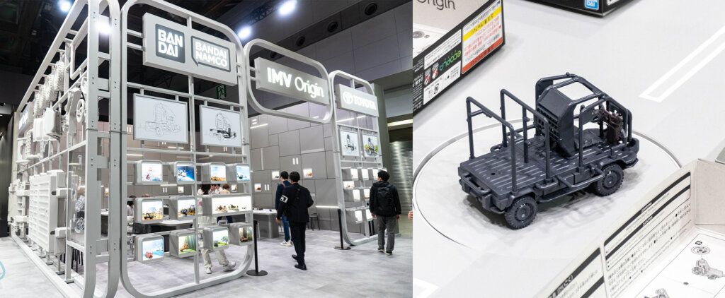 ジャパンモビリティショー　トヨタ　プラモデル作り